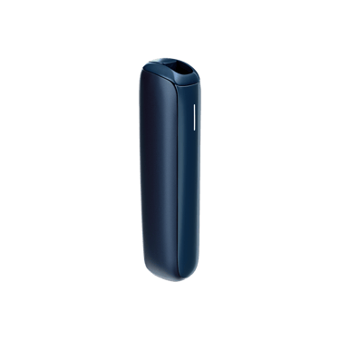 Ploom AURA Navy Blue cihazının yan görünümü
