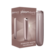 Ploom AURA Rose Gold pack with device