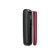 Cihazdan ayrı duran Dark Orchid renkli Ploom AURA ön panelinin yan görünümü.
