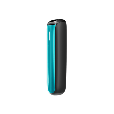 Ocean Blue renkli Ploom AURA ön panel aksesuarının yan görünümü.

