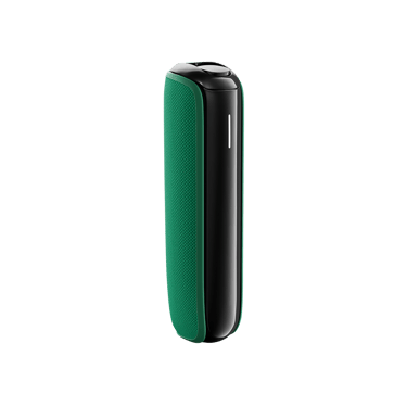 Amazon Green Back Cover for Ploom AURA on device
