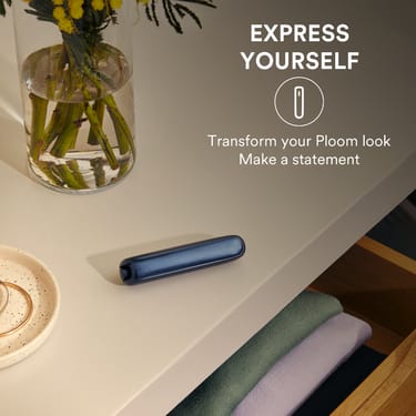 Ploom AURA front panel in Mango Sorbet: express yourself with different vibrant colors.