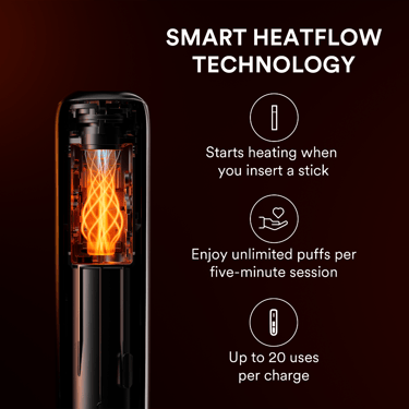 Smart Heatflow Teknolojisine sahip Ploom AURA Navy Blue